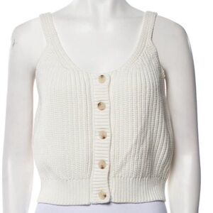 Knit Button-Up Tank Top